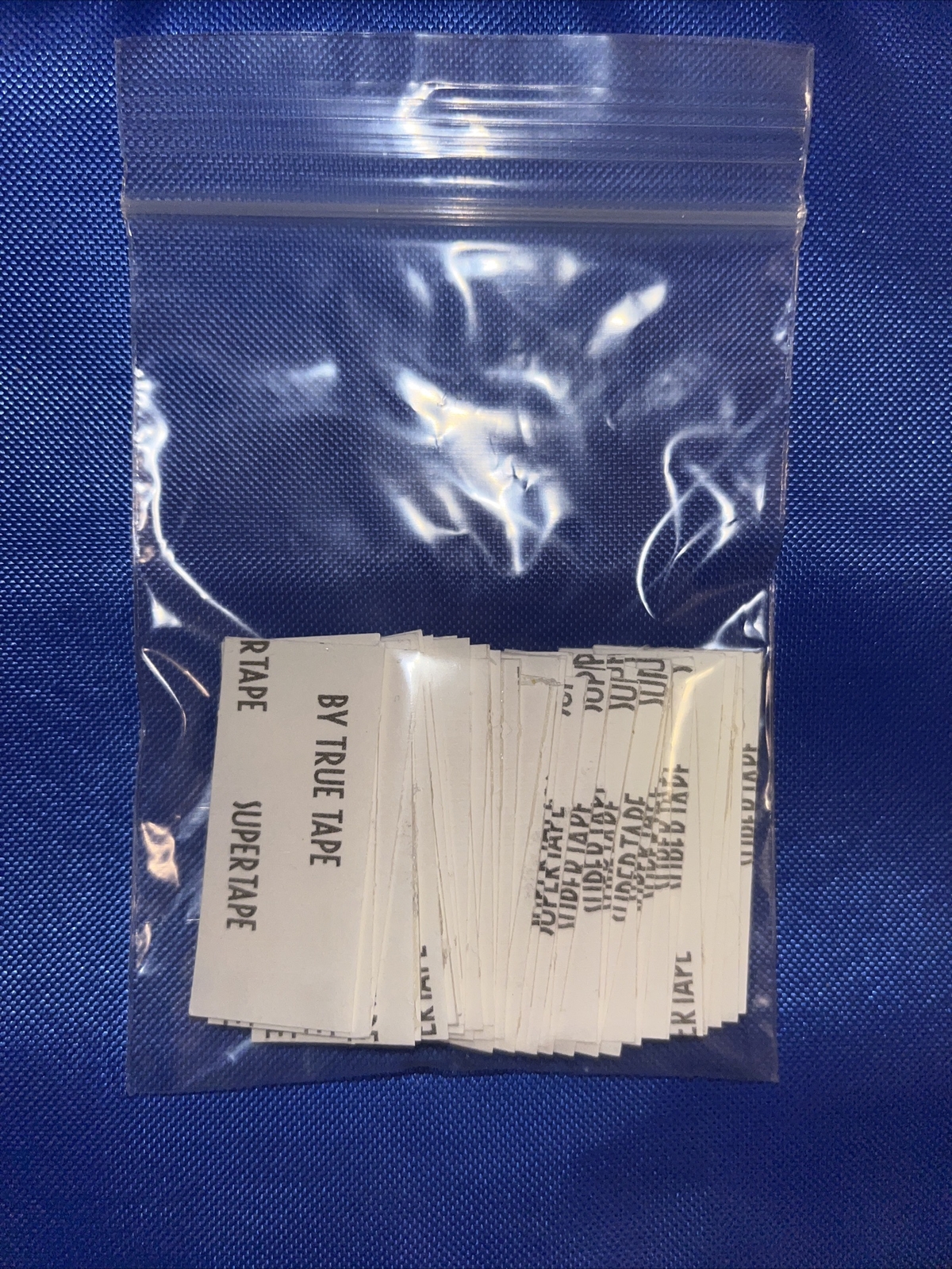 SUPERTAPE MINI STRAIGHT HAIRPIECE TAPE 108 PIECES ~ LACE FRONT WIGS.