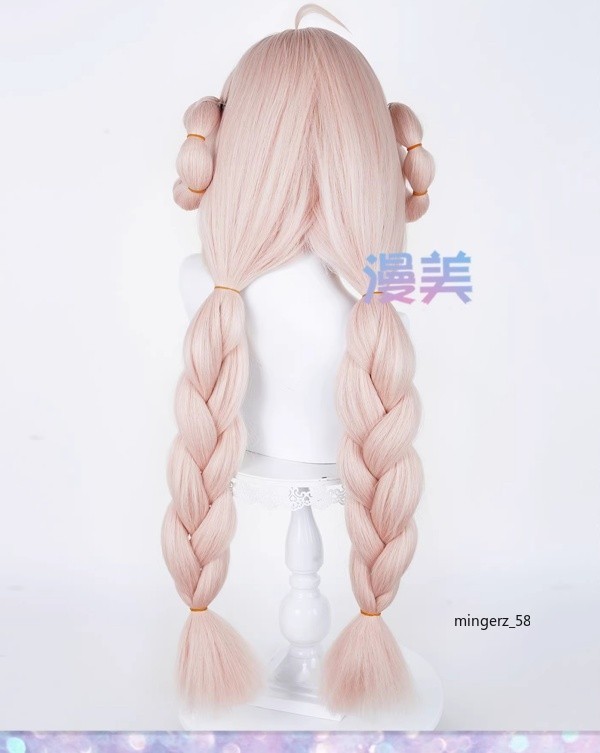 ZZZ Zenless Zone Zero Zhao Pink Long Hair Wig Halloween Cosplay Hairpiece Prop