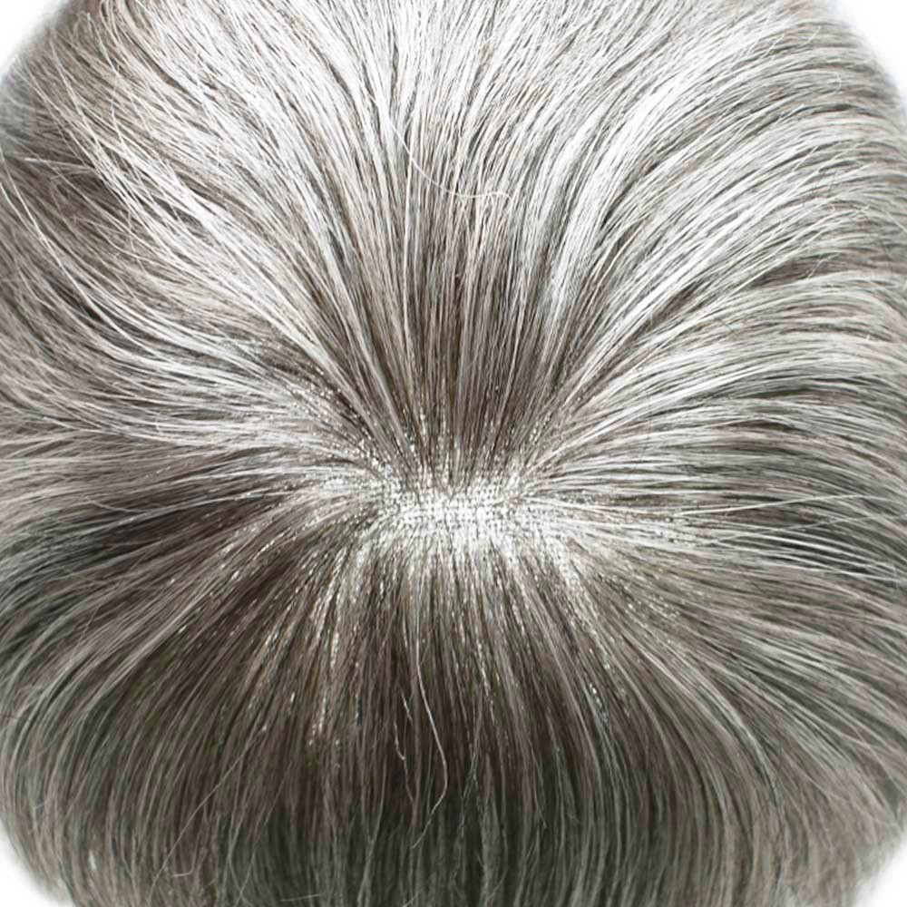 Mens Toupee French Lace Front Hair Piece Replacement System 8X10 Wig for Men US