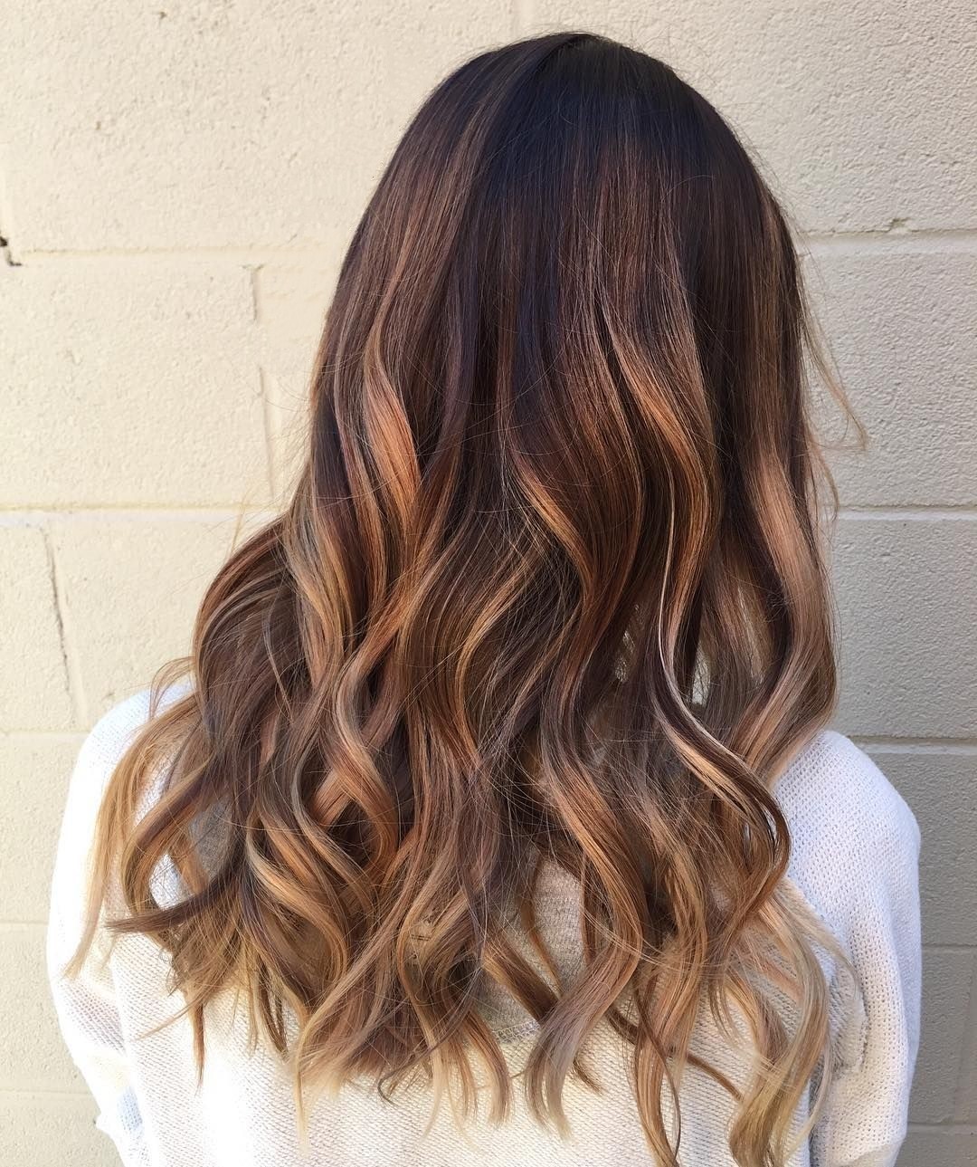 Dark Brown with Blonde Highlights Wave Wigs Human Hair Lace Wigs 20.5″ Cap Size