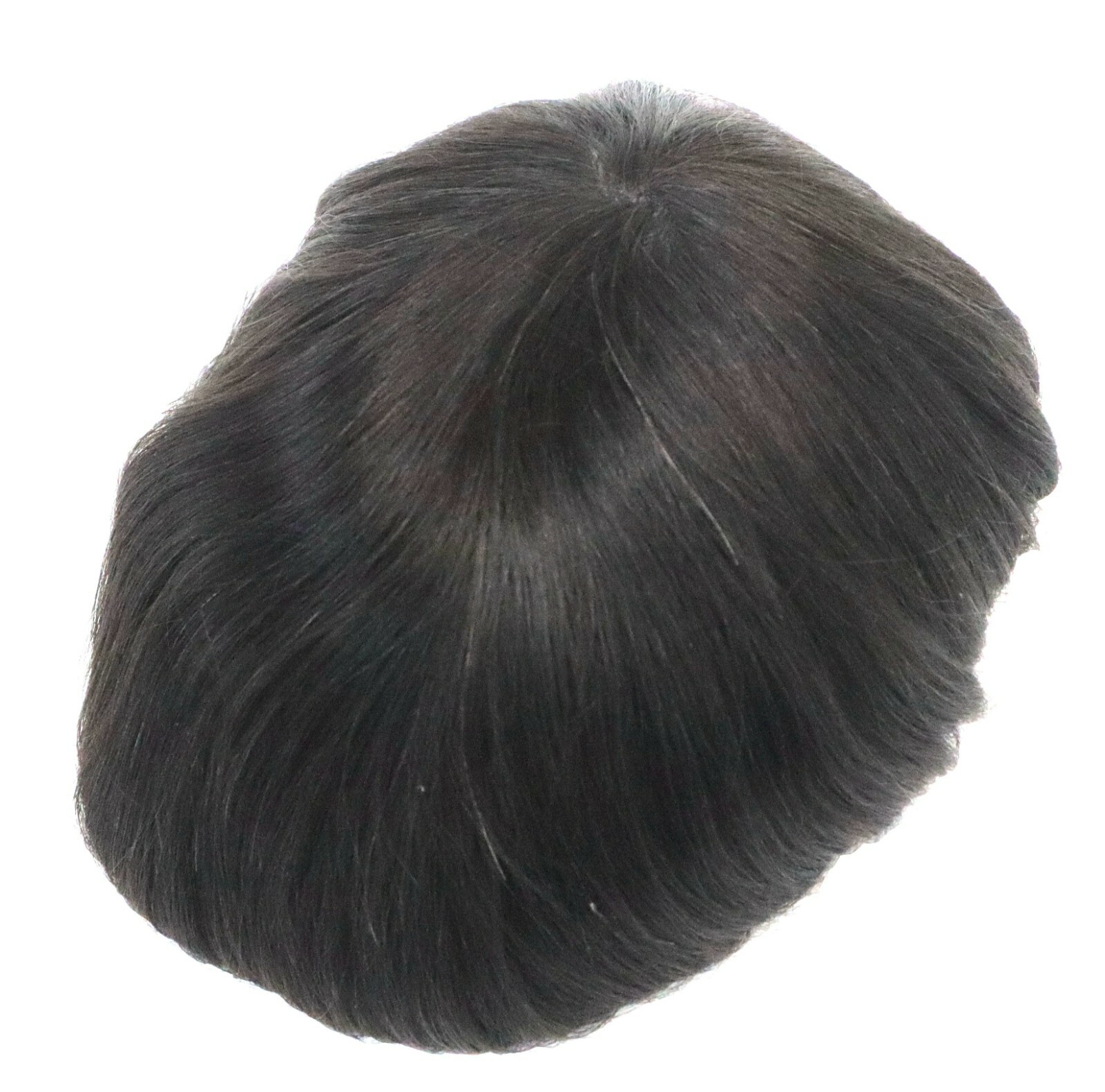 Mens Toupee Injected Skin Hair Replacement System 100% Human Remy 8” Hair Piece