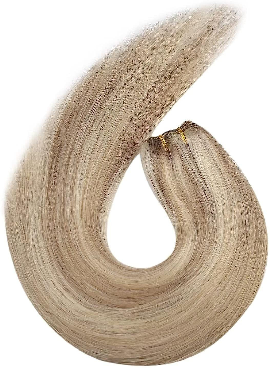 Sew in Weft Hair Extensions Double Weft Hair Extensions Real Human Hair Premium