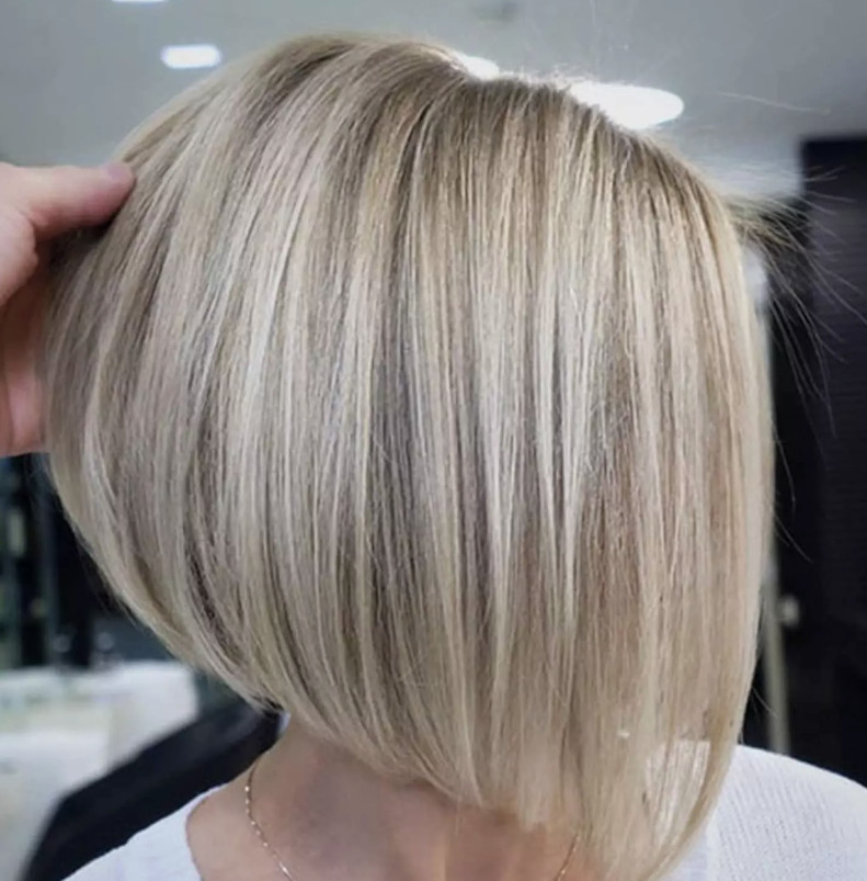 Japanese Short Bob Wigs for Women Ash Blonde Ombre Hair Fancy Dress Party Wig