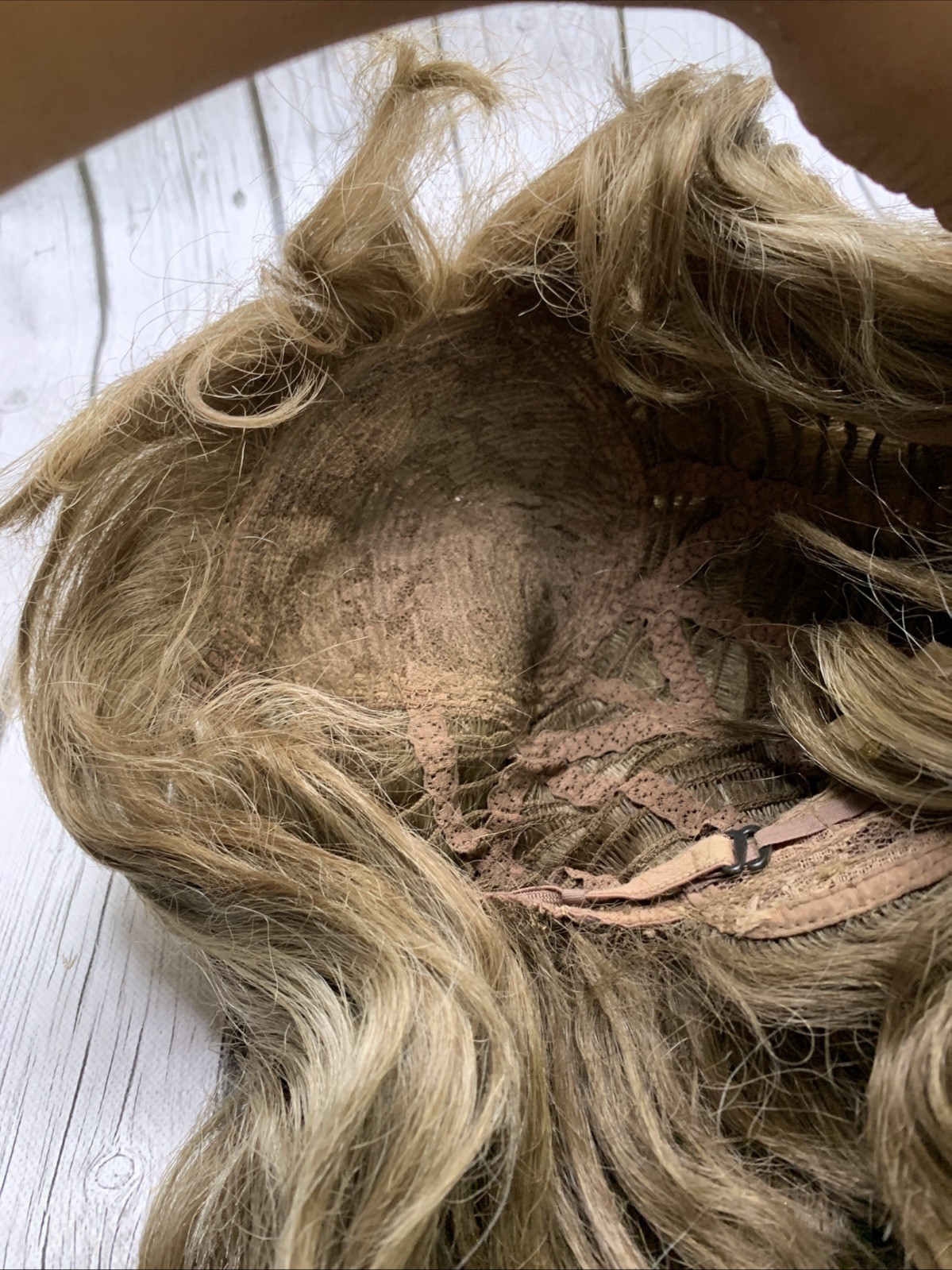 Elura Brown/Blonde Wig 100% modacrylic fiber