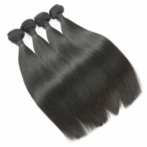 1/2/3/4/5BUNDLE CAMBODIAN VIRGIN HUMAN HAIR NATURAL COLOUR STRAIGHT 12A FASTSHIP