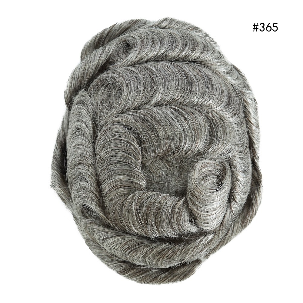 Toupee For Mens Human Hair Repelecment System Lace Ultra 0.03Thin Skin Hairpiece