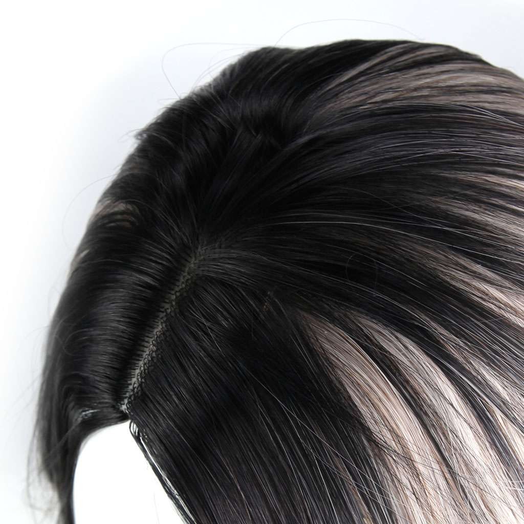 Faux Long Wavy Curly Glueless Wigs Women Ombre Human Hair Front Charm Wigs US