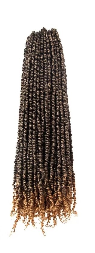 7 Pack 24″ Pre-Twisted Passion Twist Hair Pre-Looped Crochet Braids Bohemian NEW