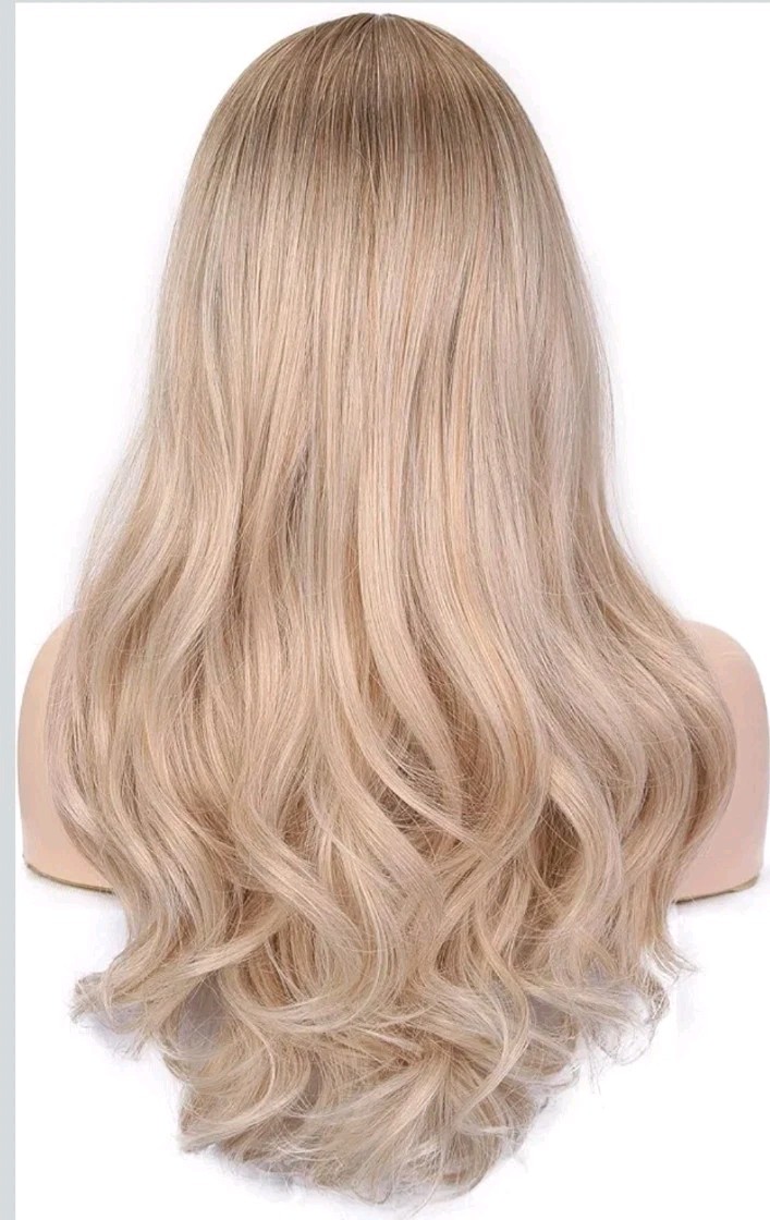 Lady Miranda Blonde Wigs for White Women Brown to Ash Blonde Natural Looking