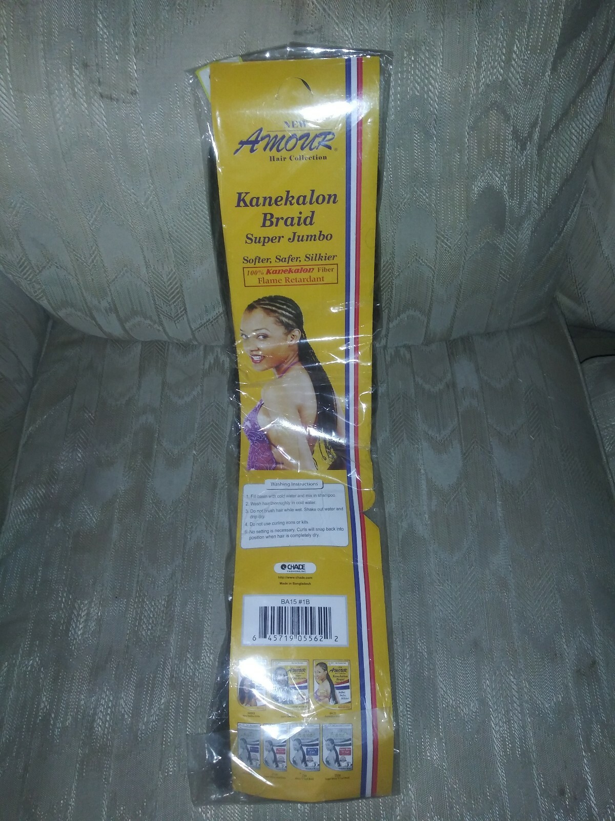 Amour Hair Collection 100% Kanekalon Fiber Braid Super Jumbo Flame Retardant…
