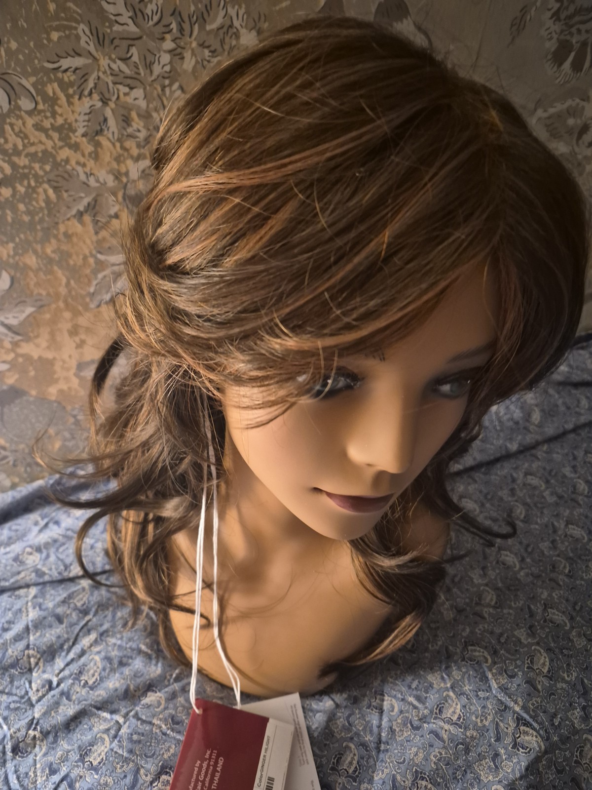 Rene of Paris FElICITY Ginger Hilight Wavy Layered Synthetic Wig Classic Cap NEW
