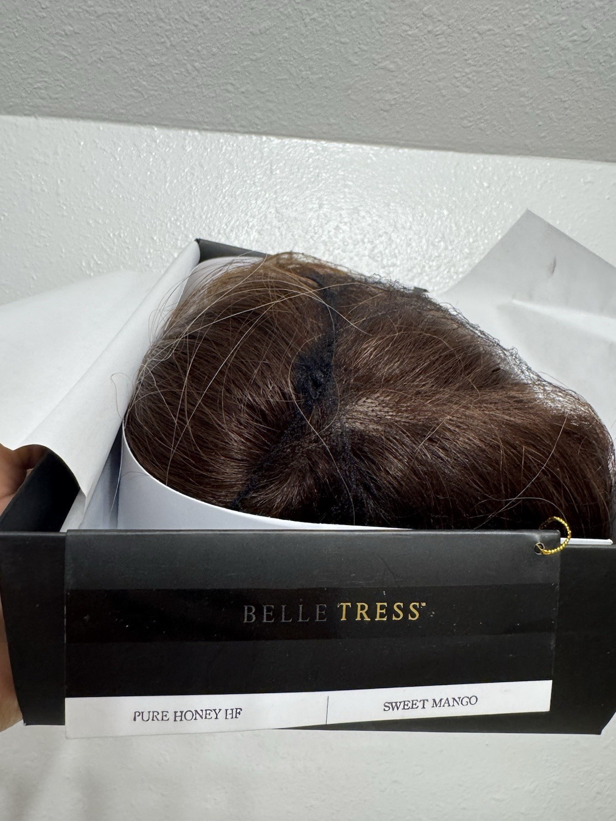 Belle Tress Pure Honey Wig Sweet Mango Lace Front Mono Top Heat Friendly HTF