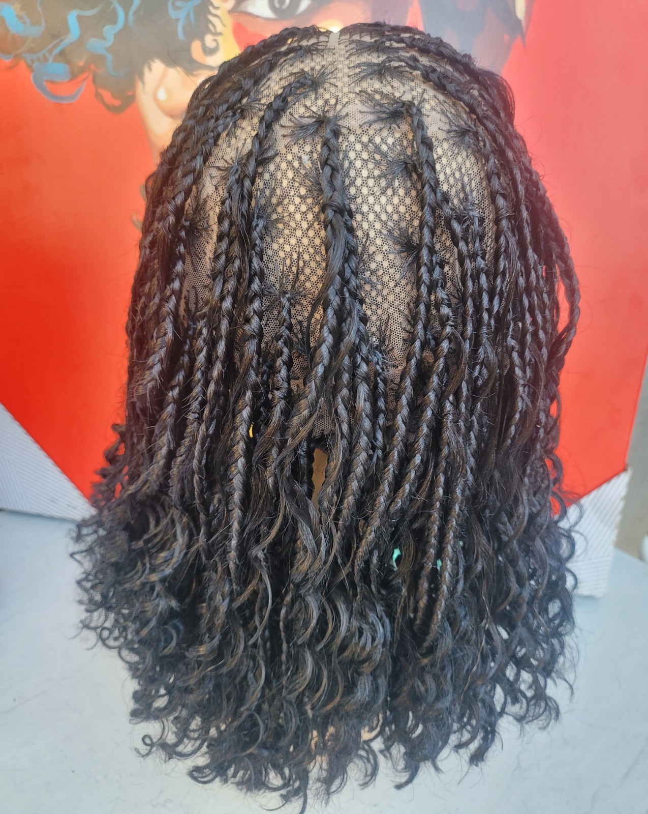 12inch 13×8 Hd Lace Front Braided Wigs for Women Knotless Boho Braided Wigs S…