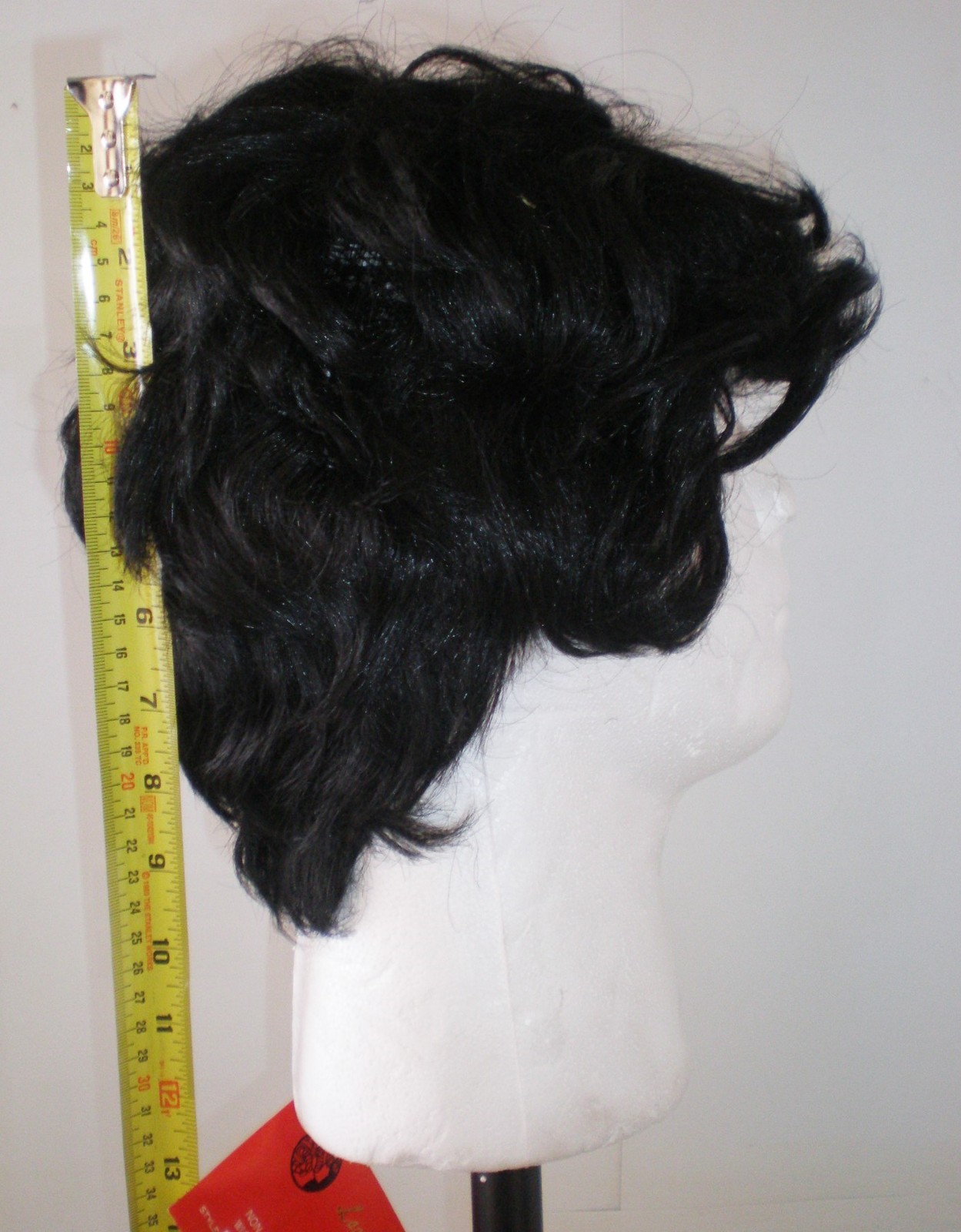 Lacey Costume Wig of New York Wig Short Wavy Black Unisex Men/Women