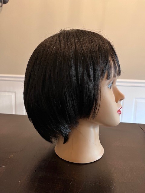 New Born Free Cutie Collection Wig Black Angled Bob CT01