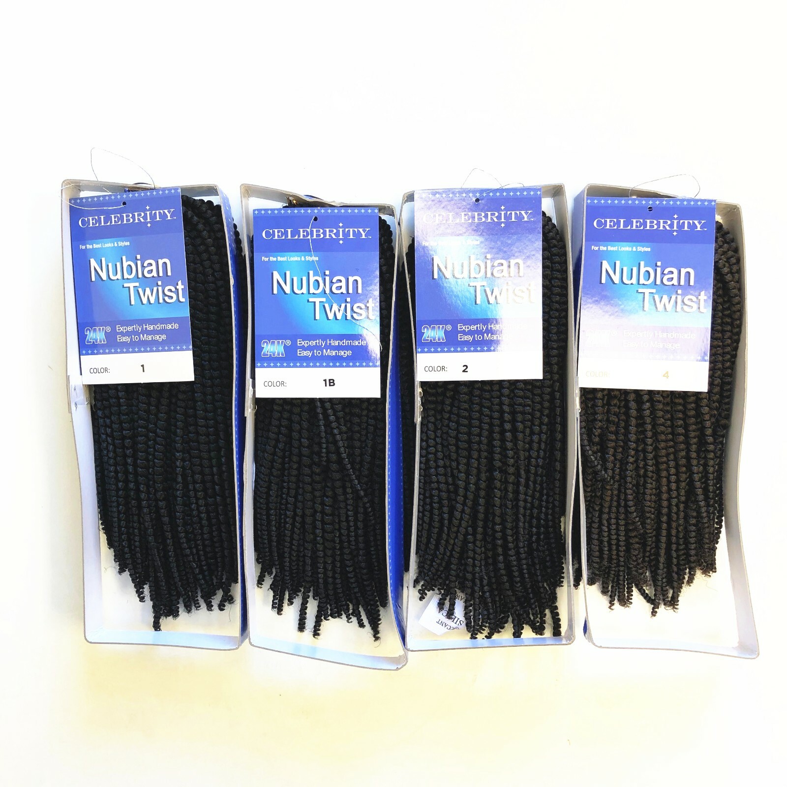 24K Nubian Twist 15” Handmade 4 oz. Approx. 35 Locks