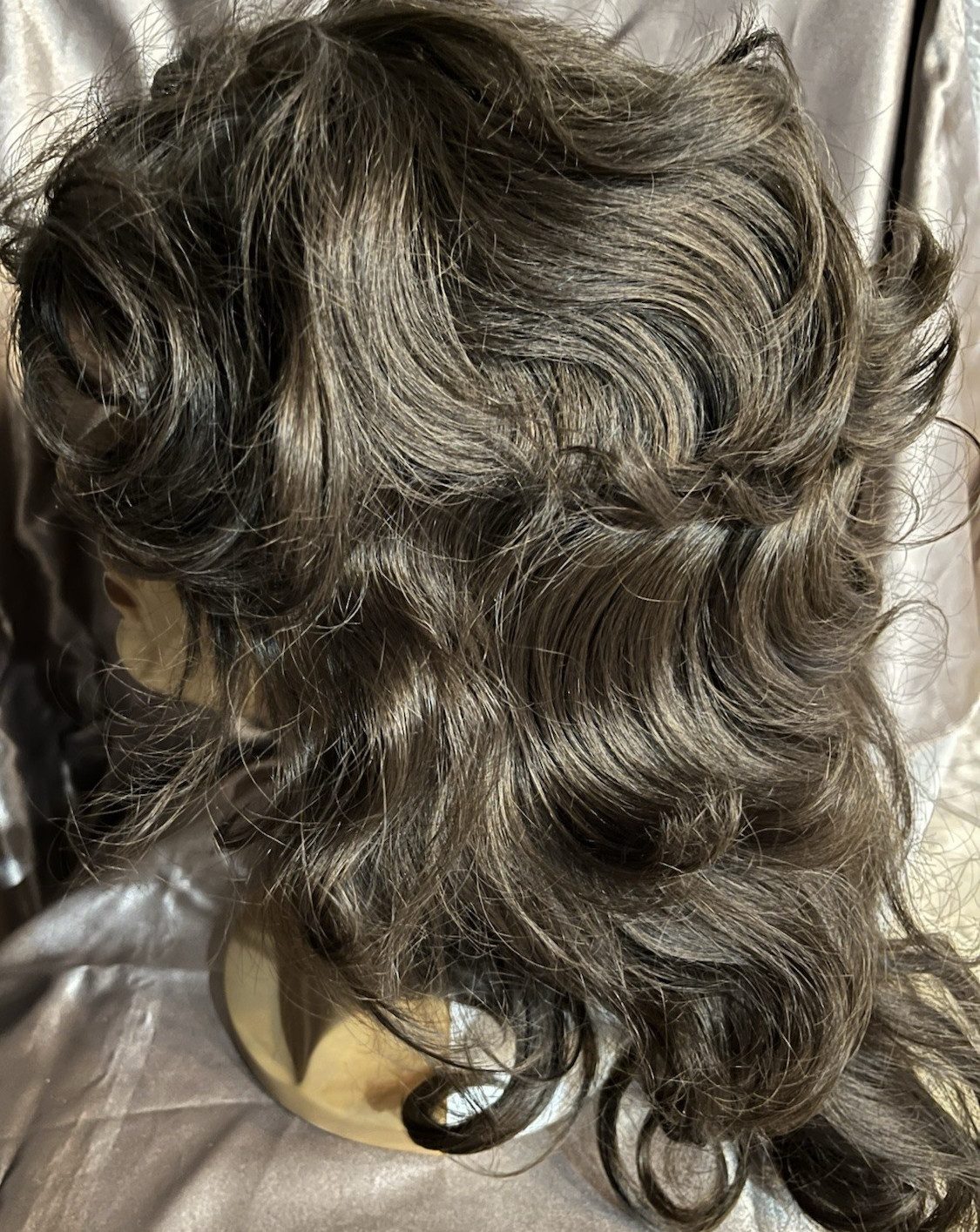 Beauty Trends Preowned Brown Synthetic Hair Wig