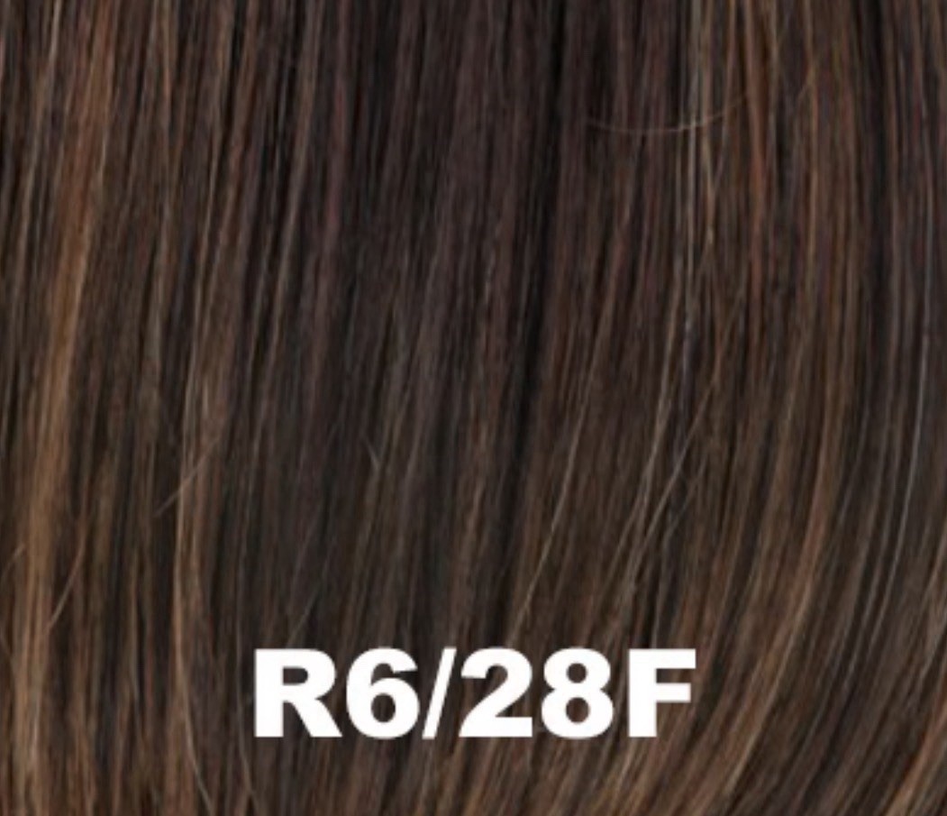 Jones Wig by Estetica in R6/28F Chestnut Brown with Red Frost – Casual Style NEW