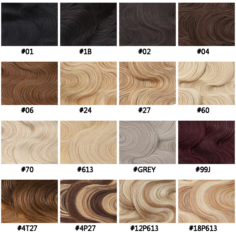 Thick Wavy Tape In 100% Remy Human Hair Extensions Skin Weft Full Head Body Wave