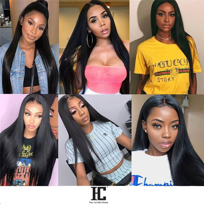 28in 30in 32in 34in 36in 38Inches Natural Black Human Hair Bundles Straight Hair
