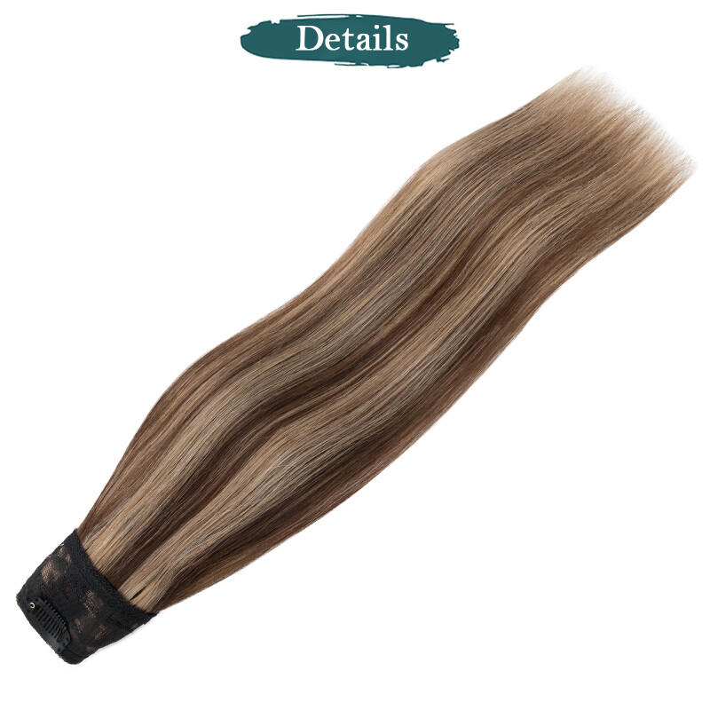 THICK Clip In One Piece 100% Remy Human Hair 3/4 Full Head U-Shape Extensions