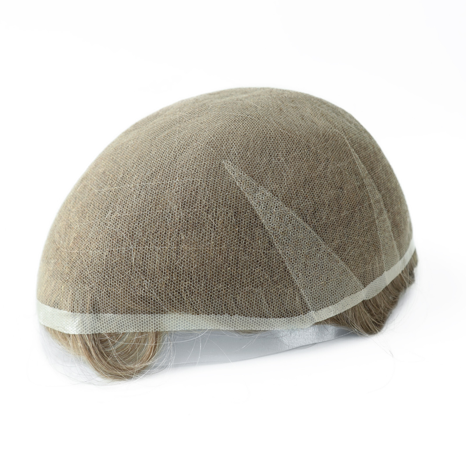 Natural Mens Toupee Swiss Lace Wave Human Hair Replacement Systems Hairpieces
