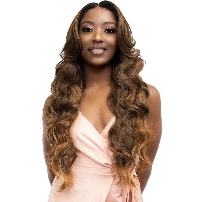 Janet Collection Melt 100% Hand-tied HD Swiss Extended Part Lace Front Wig- BODE