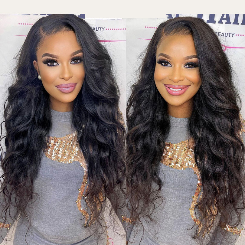 Loose Wave 5×5 Silk Top Full Lace Human Hair Wig Pre Plucked Lace Wigs Baby Hair