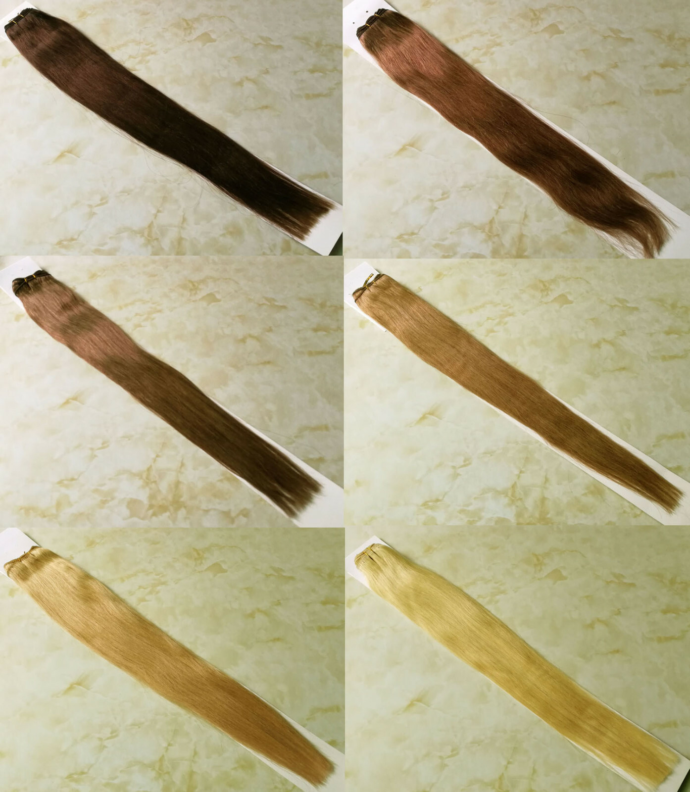 22″-26″ Remy Human Hair Weft Extensions Straight 100g Real Actual Colors