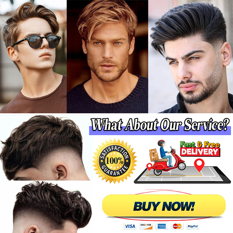 Fine Mono Durable Toupee Men Human Hair Hairpiece Replacement System Hand Tied