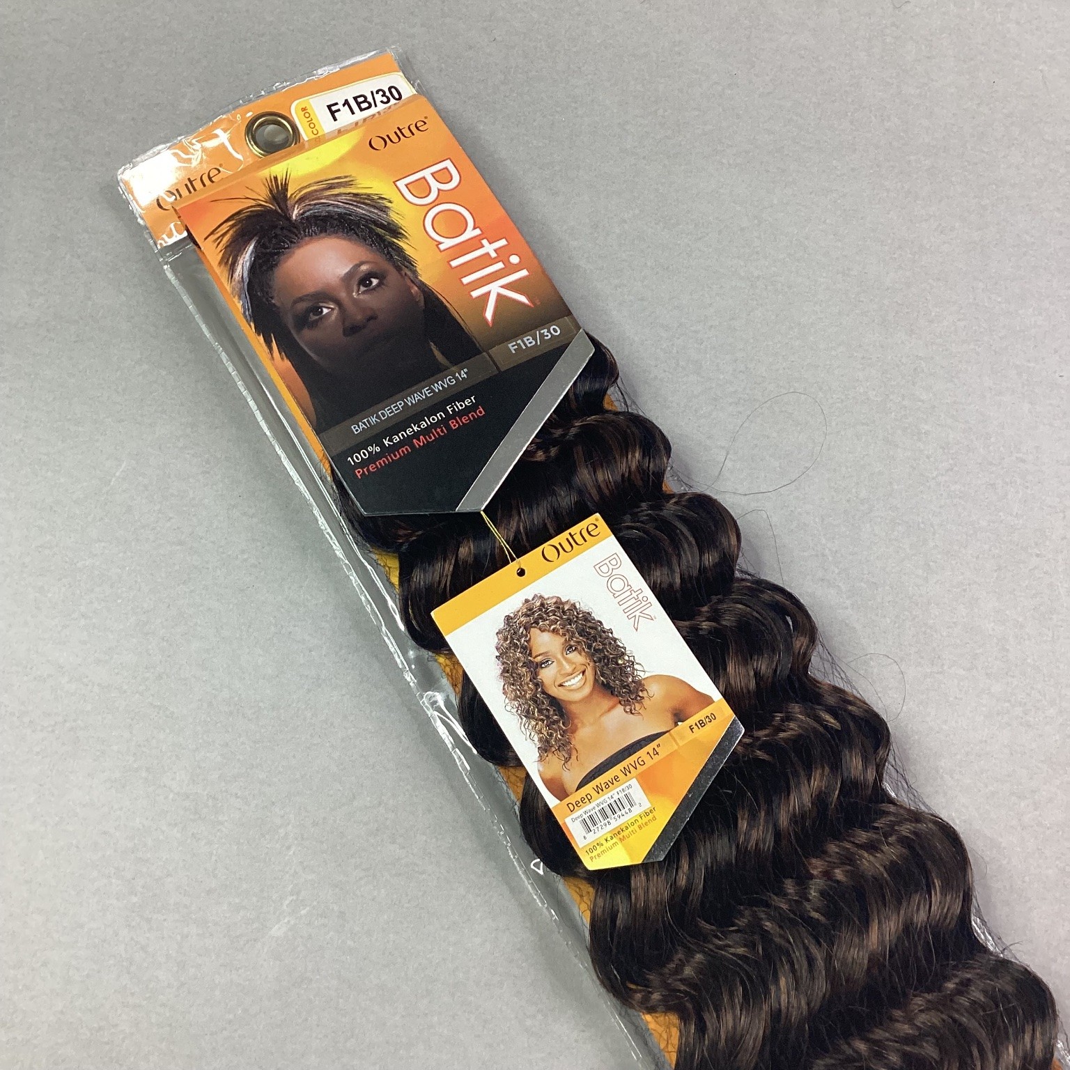 Outre Batik Deep Wave Hair Extensions 14″ F1B/30 Kanekalon Fiber