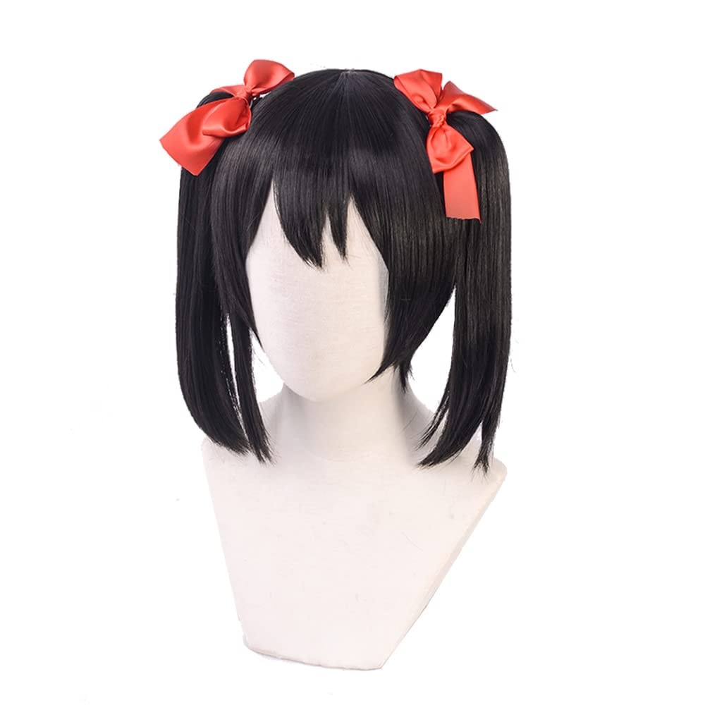 SUNXXCOS Straight High Temperature Fiber Hono cosplay Clip On Ponytail hair a…