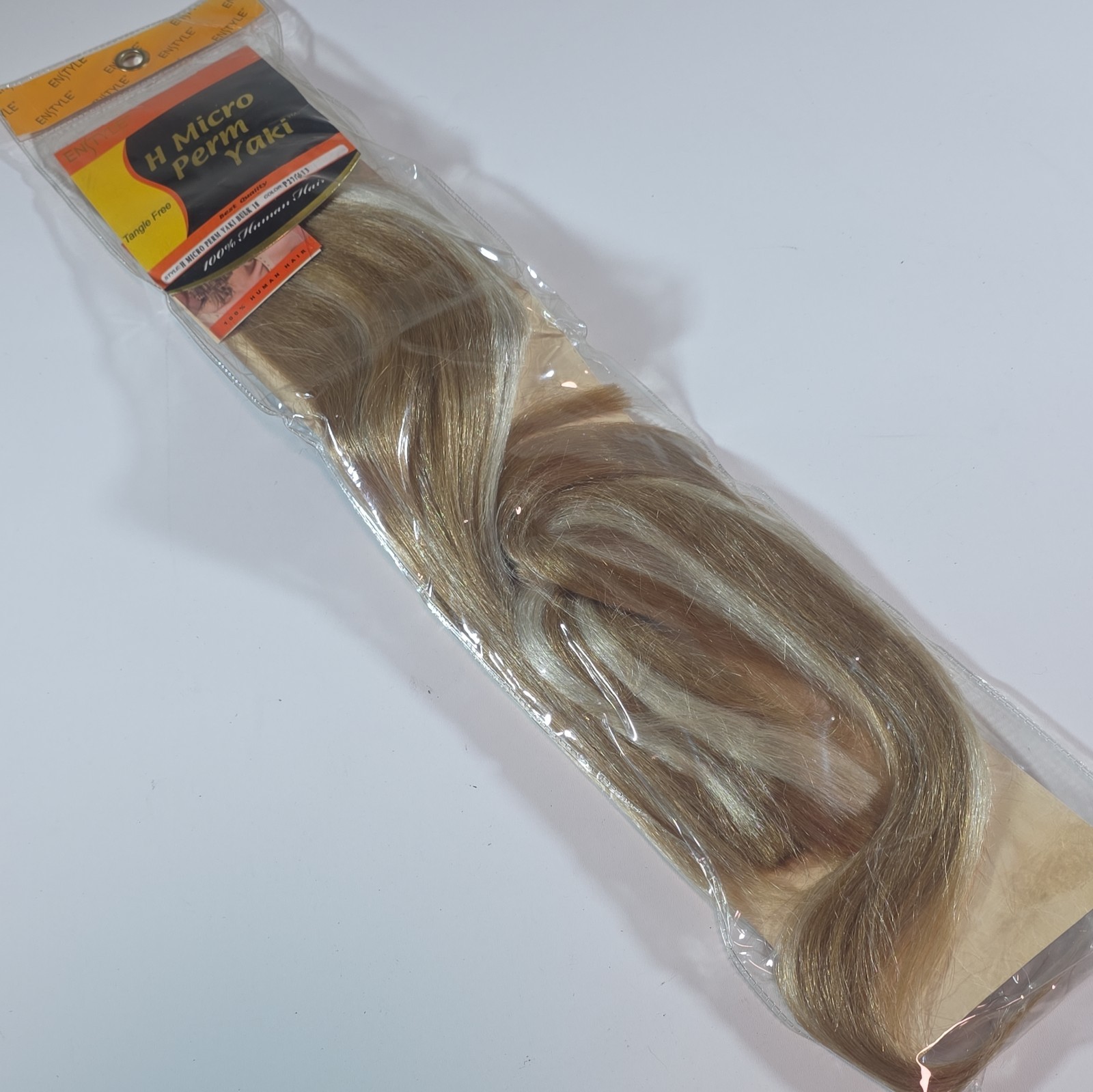 ENSTYLE- H Micro Perm Yaki Bulk 18 – 100% Human Hair. Color P27/613