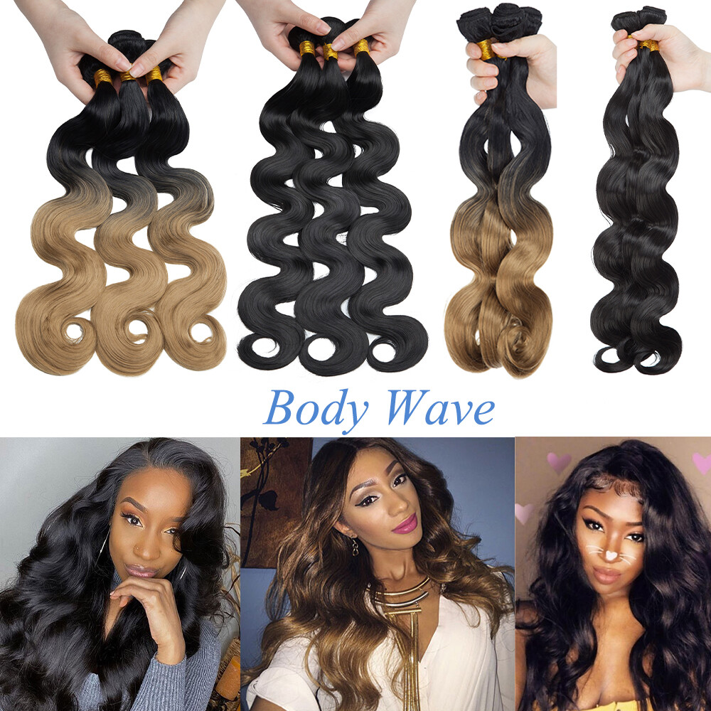 Body Wave Hair Extension 1-3-4 Bundles as Human Hair For Woman Thick Long Curly