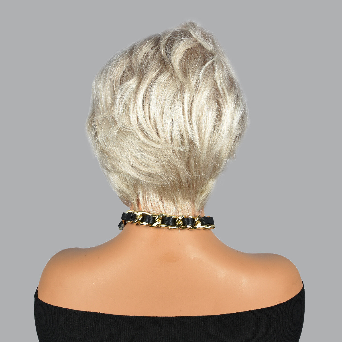 Blonde Pixie Lace Front Wigs Human Hair Short Pixie Cut Wig L Part HD Lace