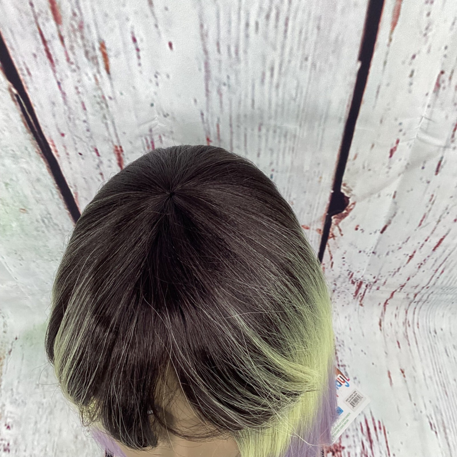 Taurus Cosmic Unicorn Straight Blunt Cut Wig with Bang Classic Cap Synthetic