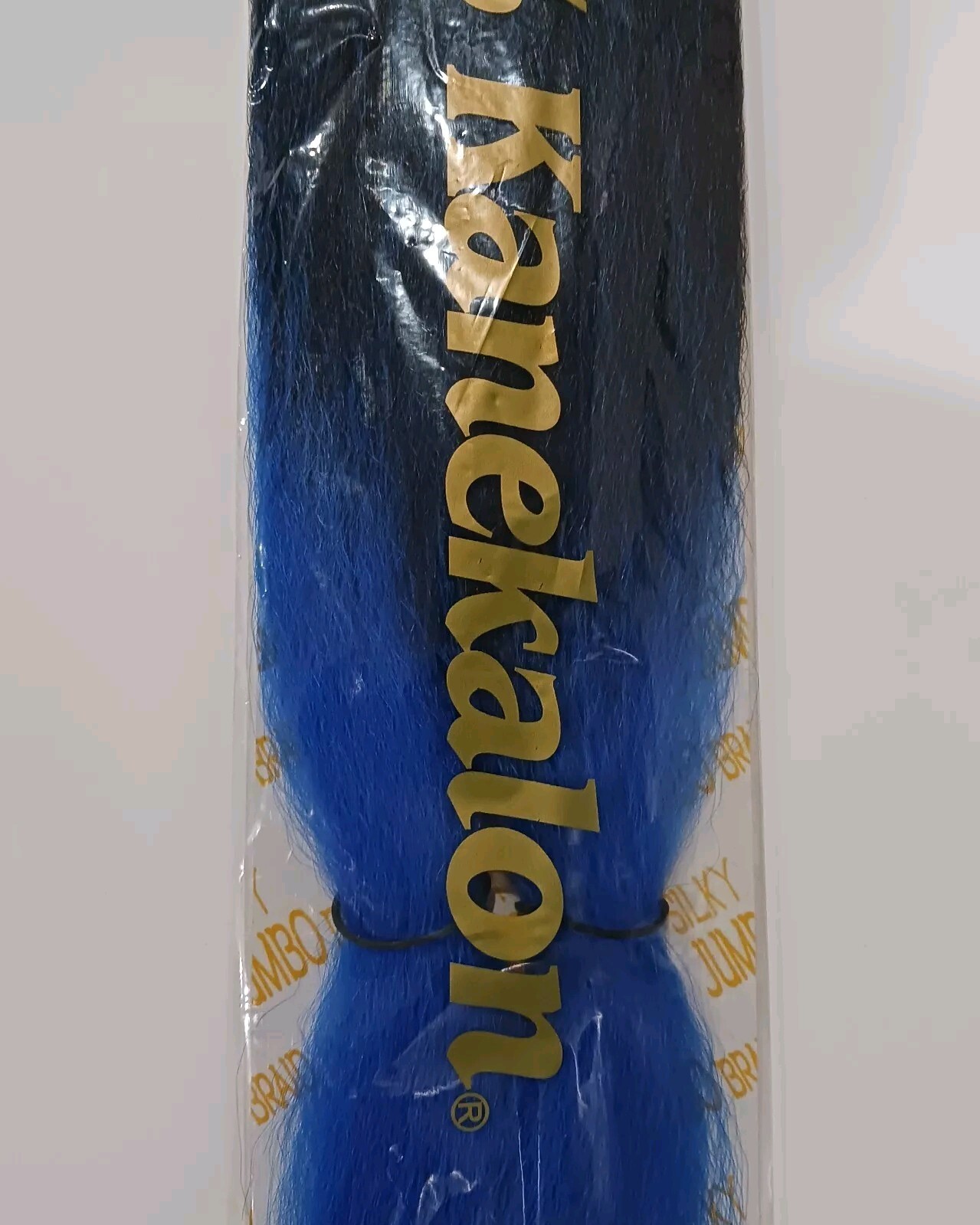 x3 Blue Ombre Kanekalon Jumbo Braiding Hair Extension 24″ Synthetic TTBLU 86 LOT