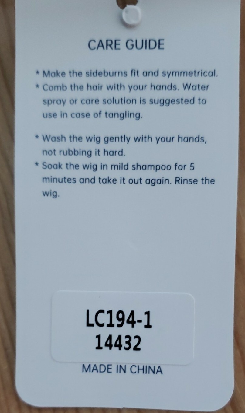 NWT Haircube Mermaid Baby Blue 22″ Long Synthetic Wig Cap LC194-1
