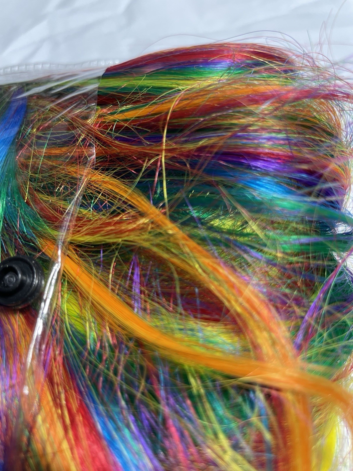 LONG BOB RAINBOW WIG w BANGS FITS ADULT & CHILDREN PRIDE