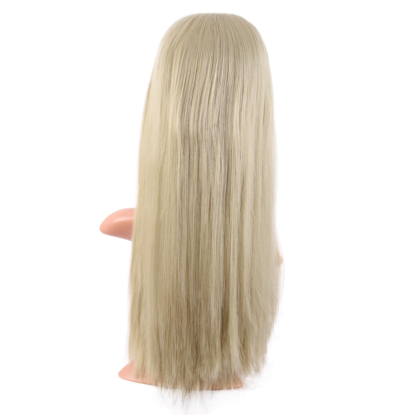 24 Inch/60 cm Long Straight Synthetic Hair Heat Resistant Party Cosplay Wig (…