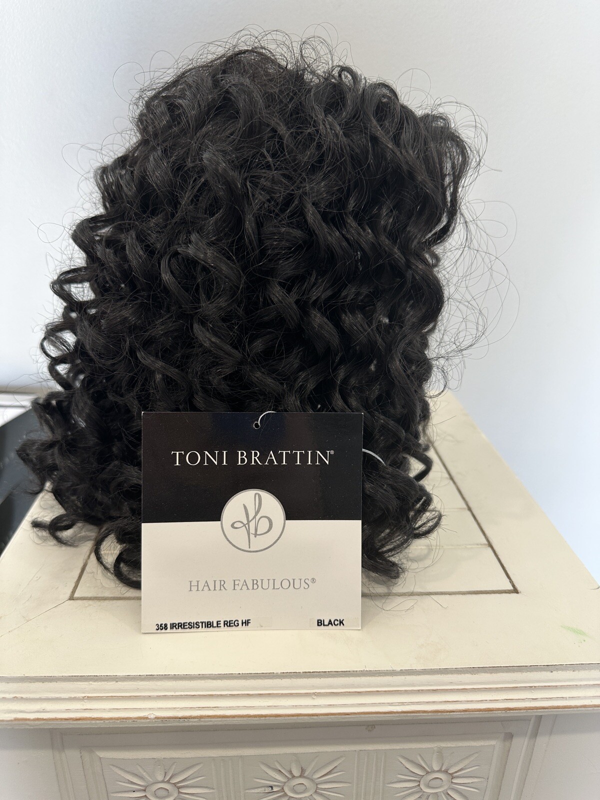 Toni Brattin Irresistible Textured All Over Spiral Curl Wig Color Black