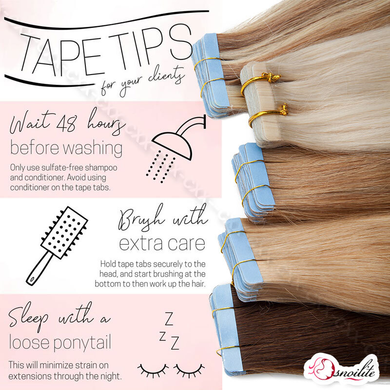 Thick 200g 80pcs Tape In Remy Human Hair Extensions Skin Weft FULL HEAD Ombre S