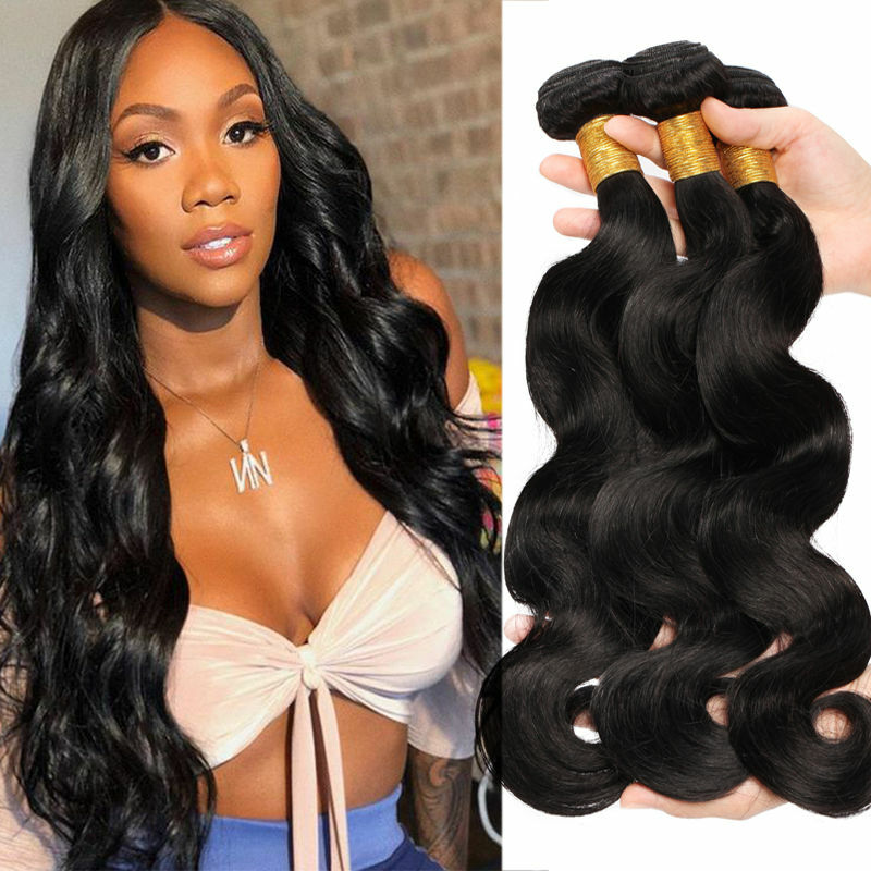 4Bundles 400G Peruvian 8A Unprocessed Virgin Human Hair Extensions Straight Weft