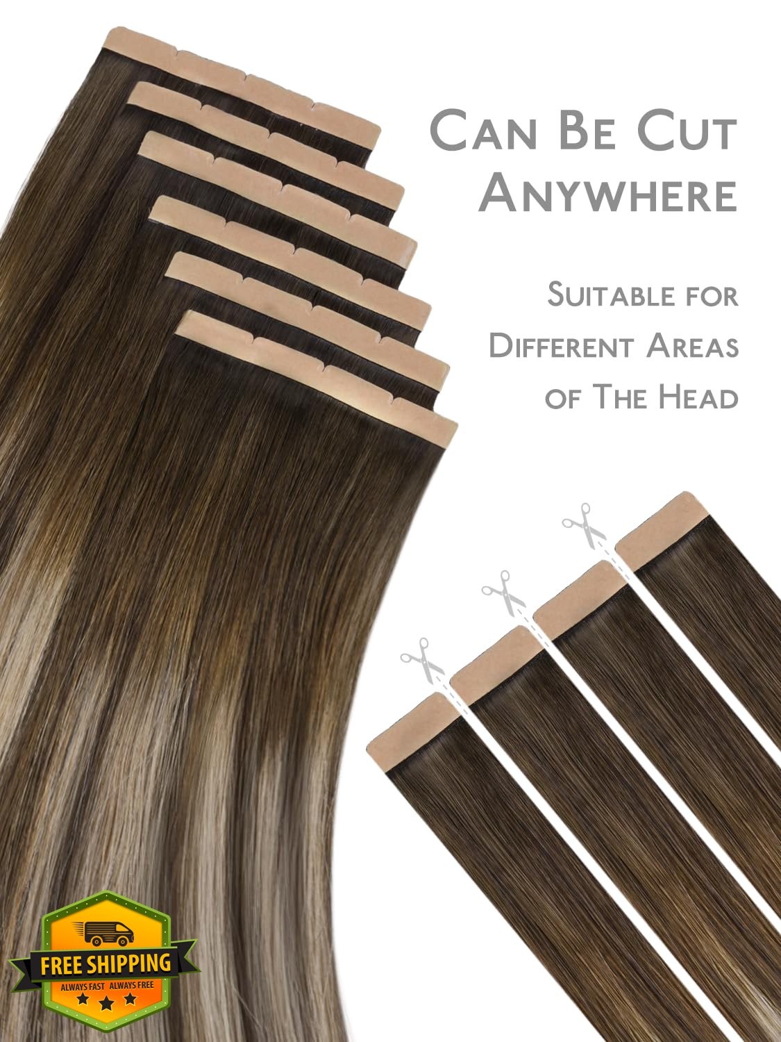 Wennalife Tape Hair 8cm-24 Inch #4/26/4
