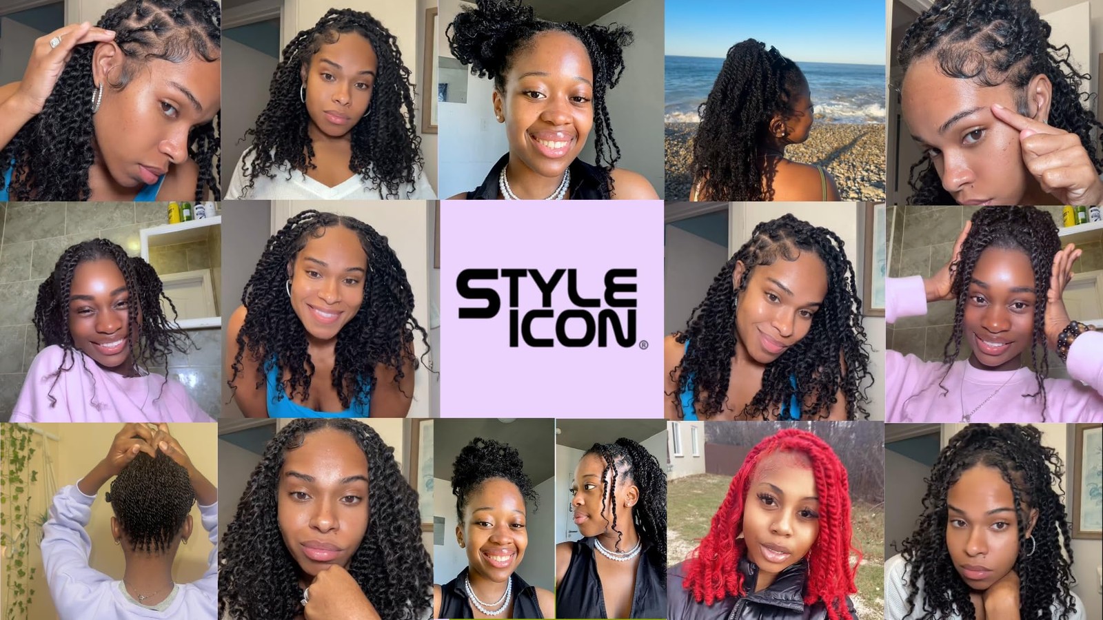 Style Icon 1 Bundle Afro Kinkys Bulk Human Hair 16 – – – – Loc