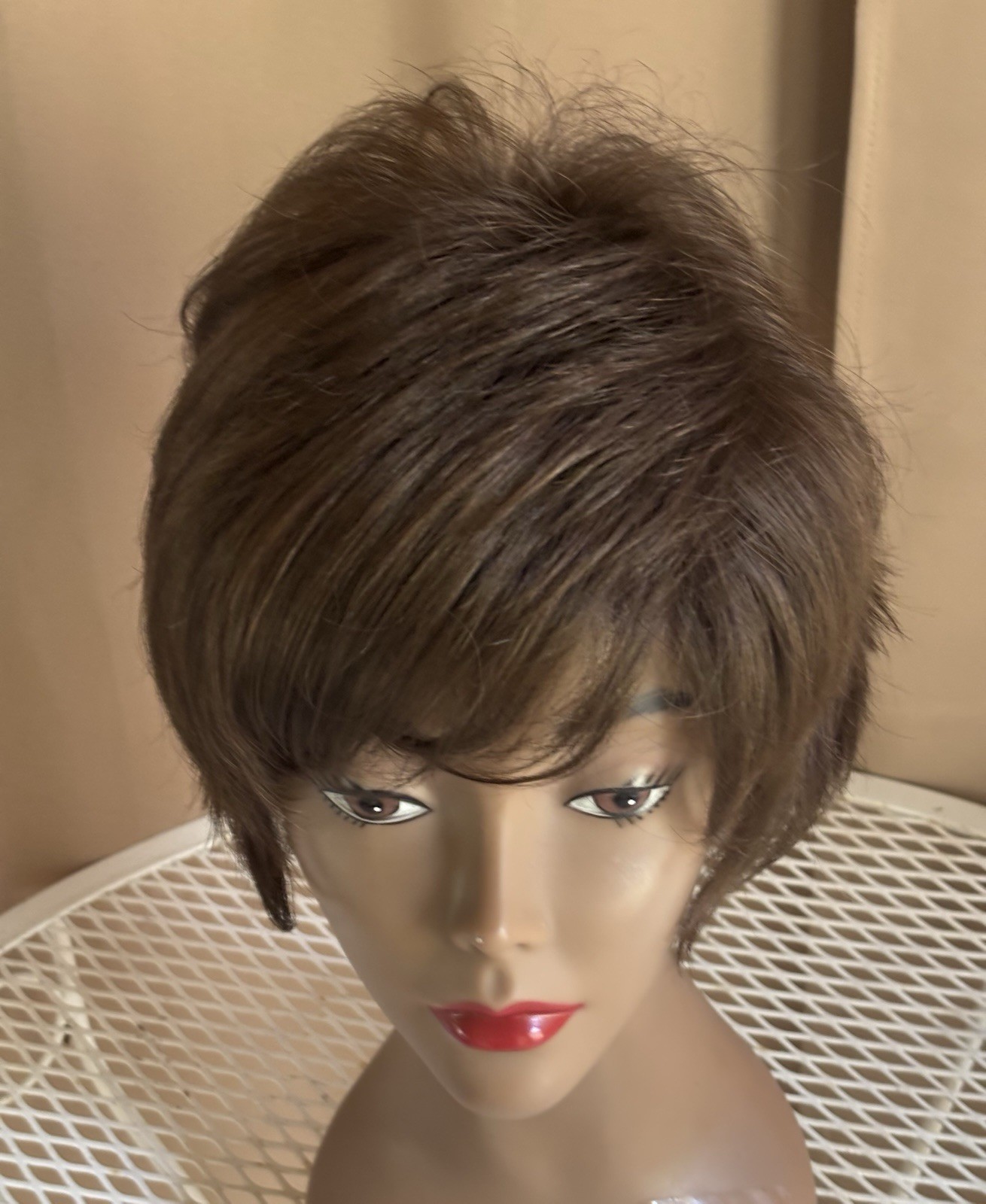 Euronext Wig Synthetic Wig Ginger Brown Sz Average Layered Razor Cut Z-5