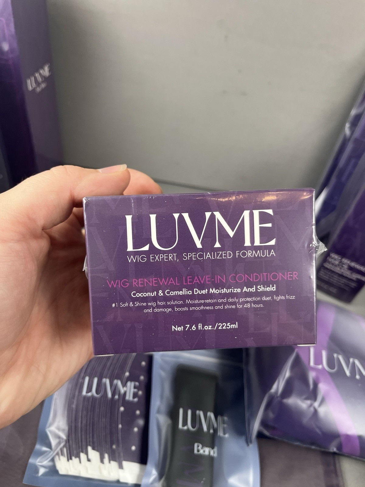 LuvMe Wig Hair Care Product Lot – Shampoo Conditioner Hair Oil Cap Stand Band