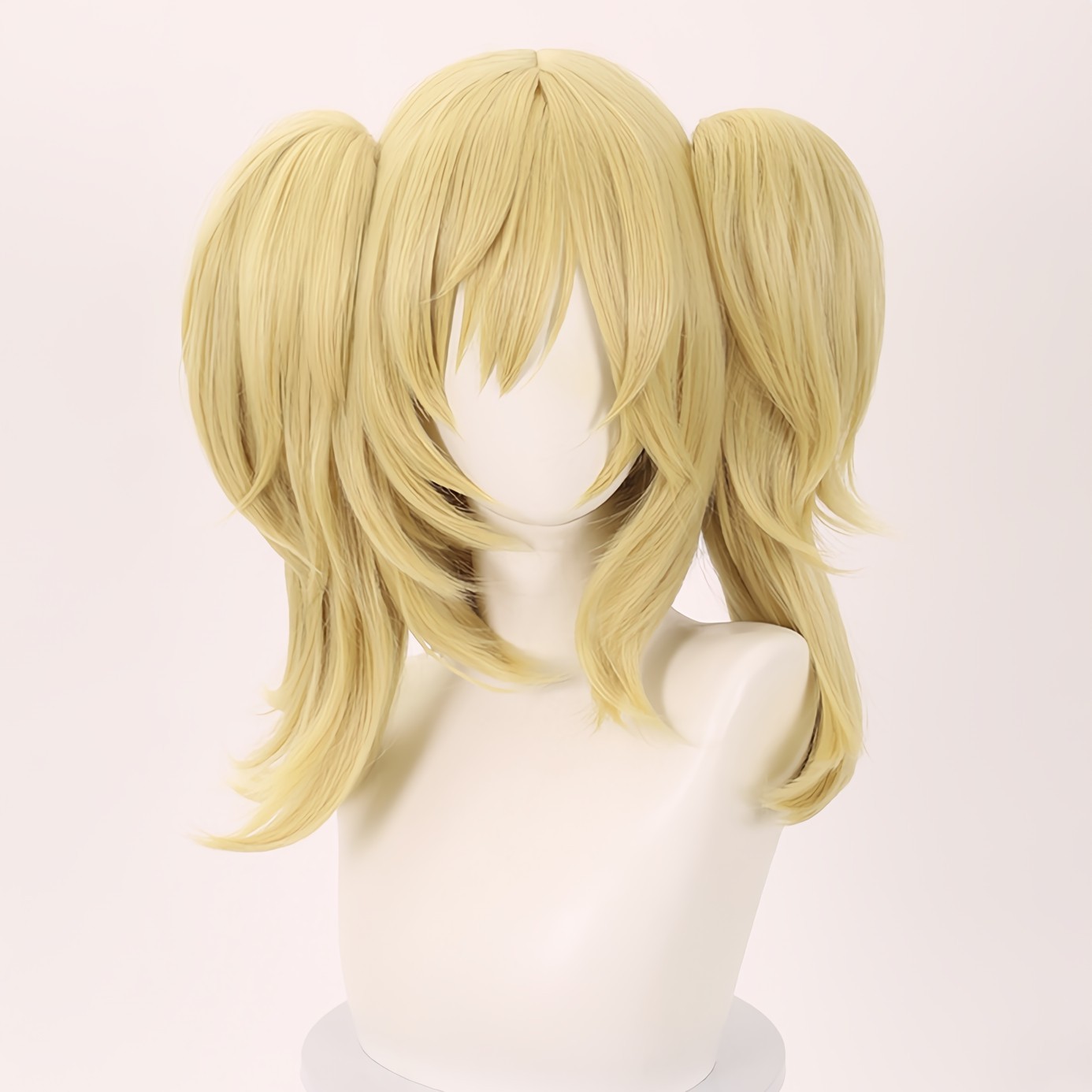 Zenless Zone Zero Burnice White Cosplay Wig 35cm Blonde Red Mixed