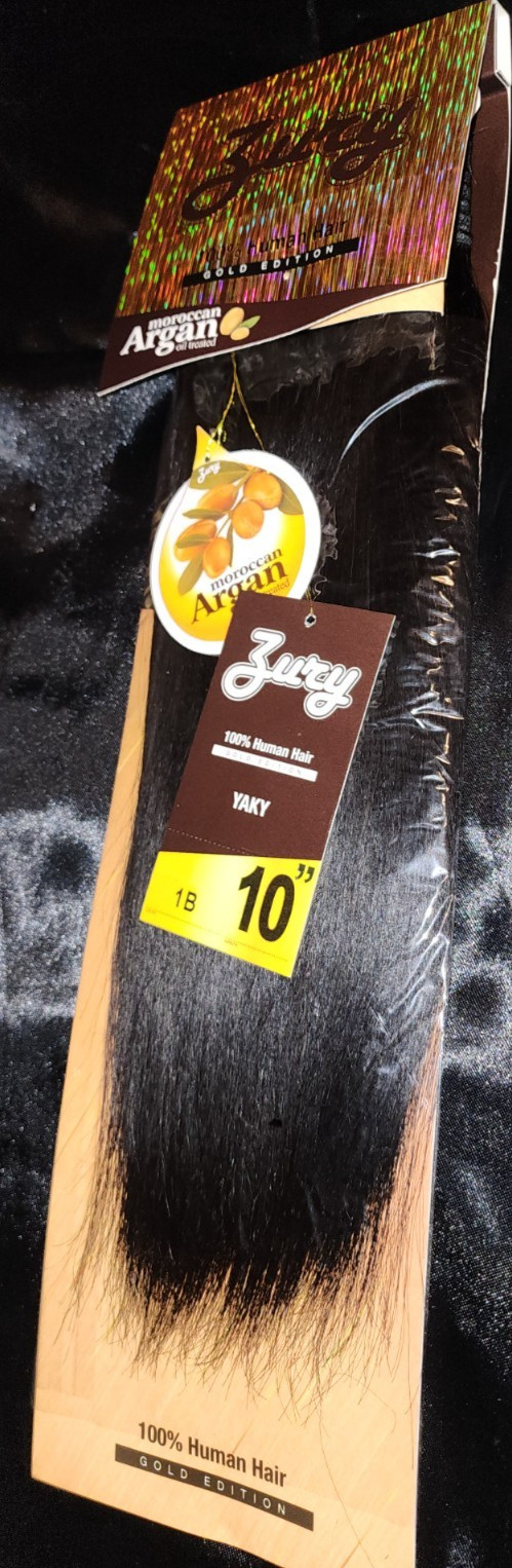 Zury New Ultra Yaky Perm and Moroccan Argan Oil 100% Human Hair pick your choice