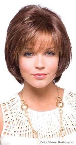 SHANNON Wig #2342 Mochaccino by Rene of Paris + Revlon Wig Lift Comb – Free